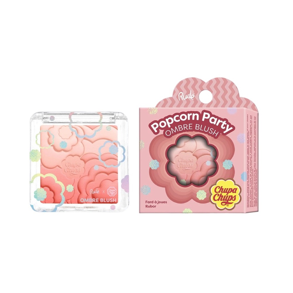 NEW Rude Chupa Chups Popcorn Party Ombre Powdered Soft Pink Blush - Peach Pie